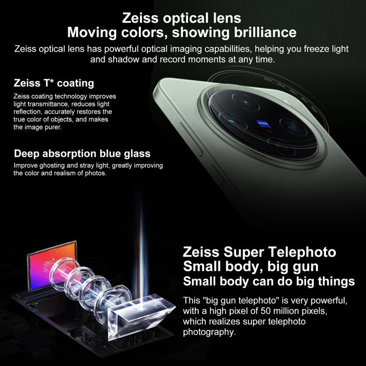 vivo X200 Pro mini, 12GB+256GB, Face ID / Screen Fingerprint Identification, 6.31 inch Android 15 Dimensity 9400 Octa Core, OTG, NFC, Network: 5G, Support Google Play, 12GB+256GB