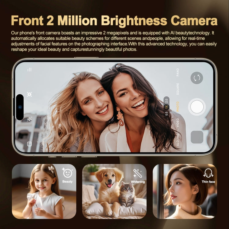 i16 Pro Max / Q5A, 6GB+128GB, 6.5 inch Screen, Face Identification, Android 10 MTK6762 Octa Core, OTG, NFC, Network: 4G, Dual SIM, AU Plug, i16 Pro Max / Q5A, AU Plug