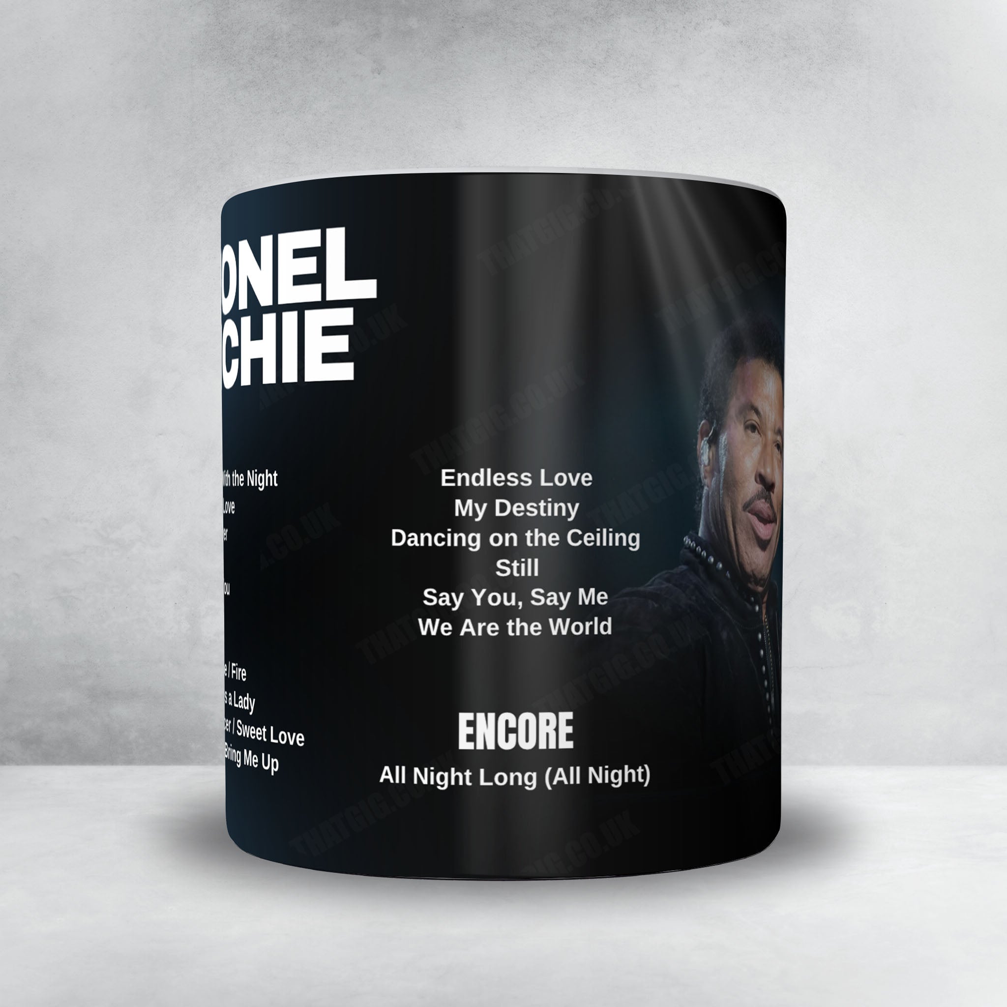 Lionel Richie Setlist Poster - The OVO Hydro, Glasgow - June 4th, 2025