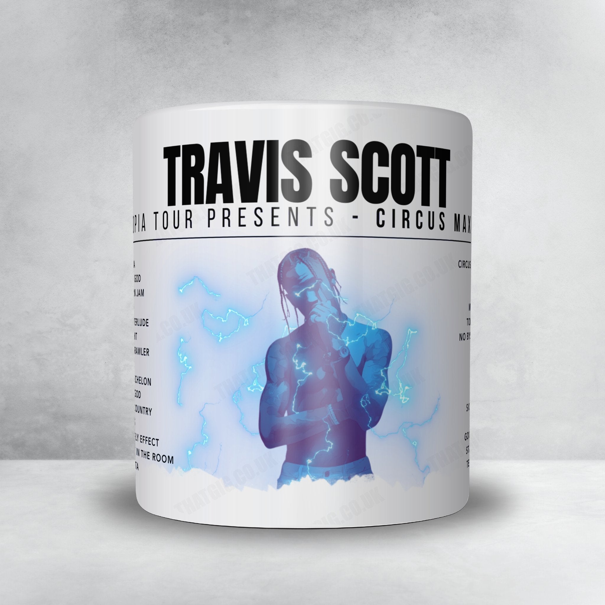 Travis Scott Setlist Poster - Wizink Center, Madrid, Spain - July 31st, 2024