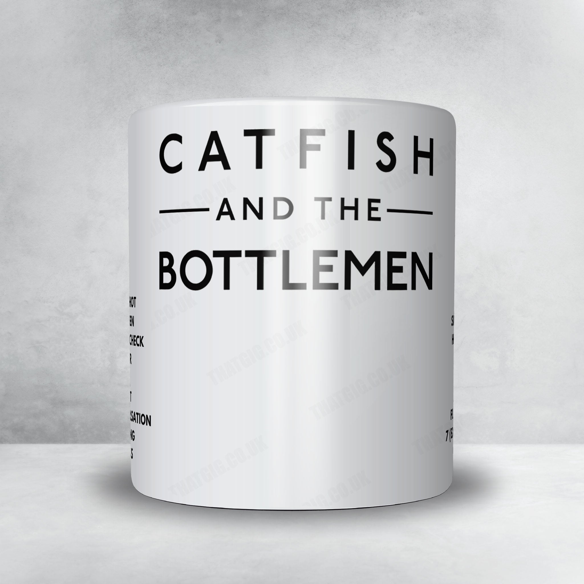 Catfish and the Bottlemen Setlist Mug - Exhibition, London - February 8th, 2020