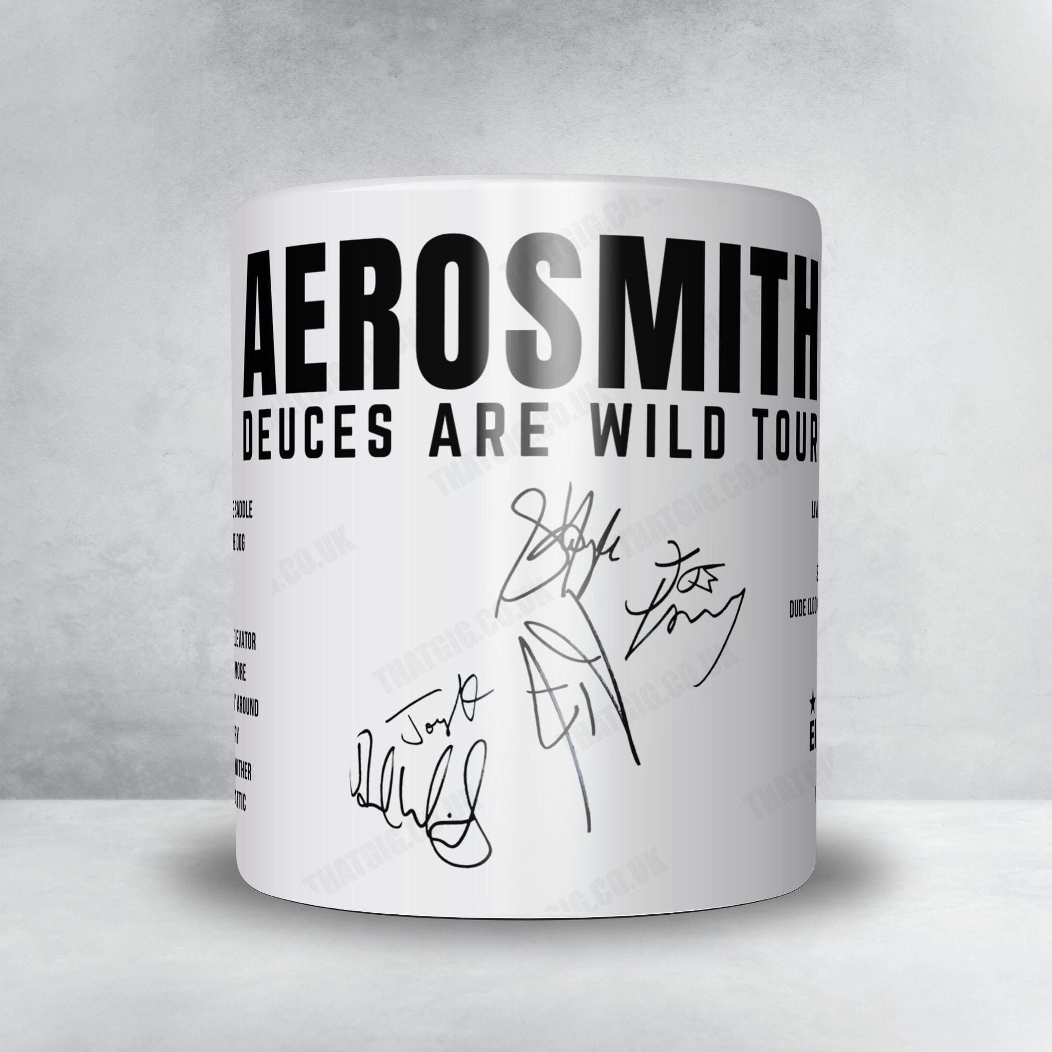Aerosmith Setlist Mug - Park Theater at Park MGM, Las Vegas - June 24th, 2019
