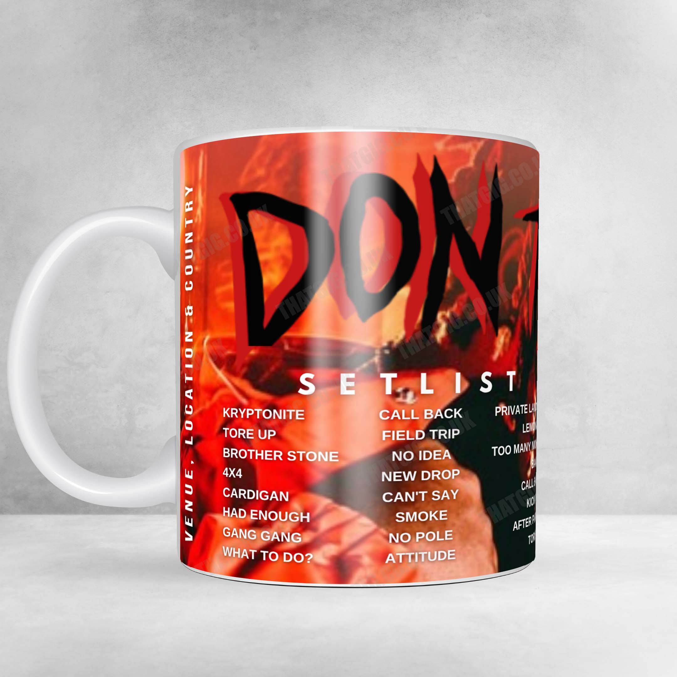 Don Toliver Setlist Mug - Agganis Arena, Boston - November 10th, 2024