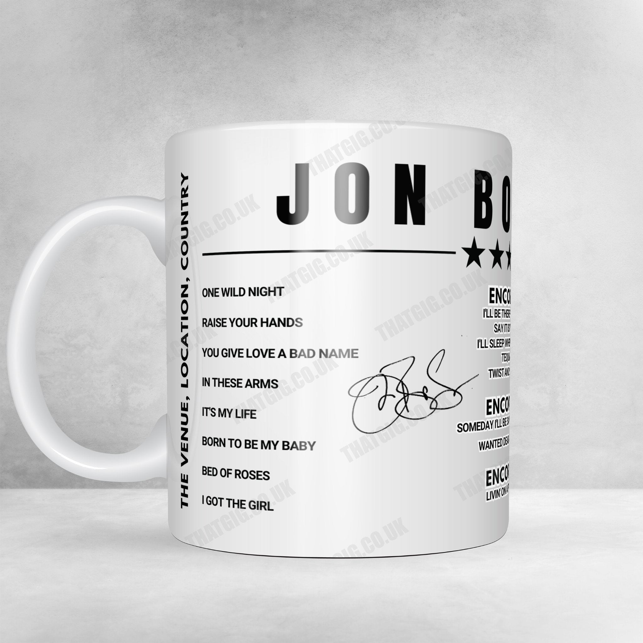Bon Jovi Setlist Poster - JBJ's Nashville, USA - September 10th, 2024