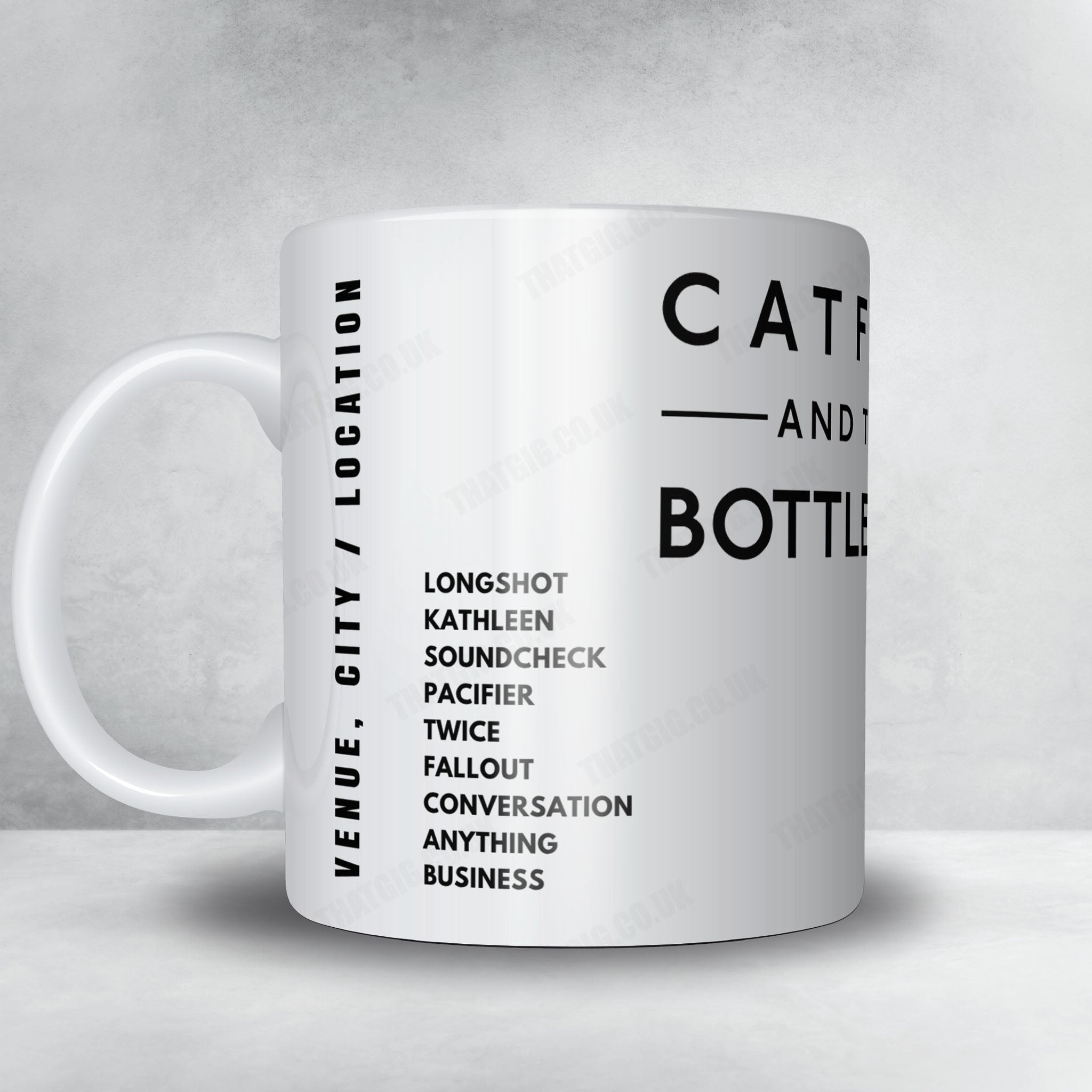 Catfish and the Bottlemen Setlist Poster - Royal Highland Centre Showground, Ingliston - August 24th, 2024