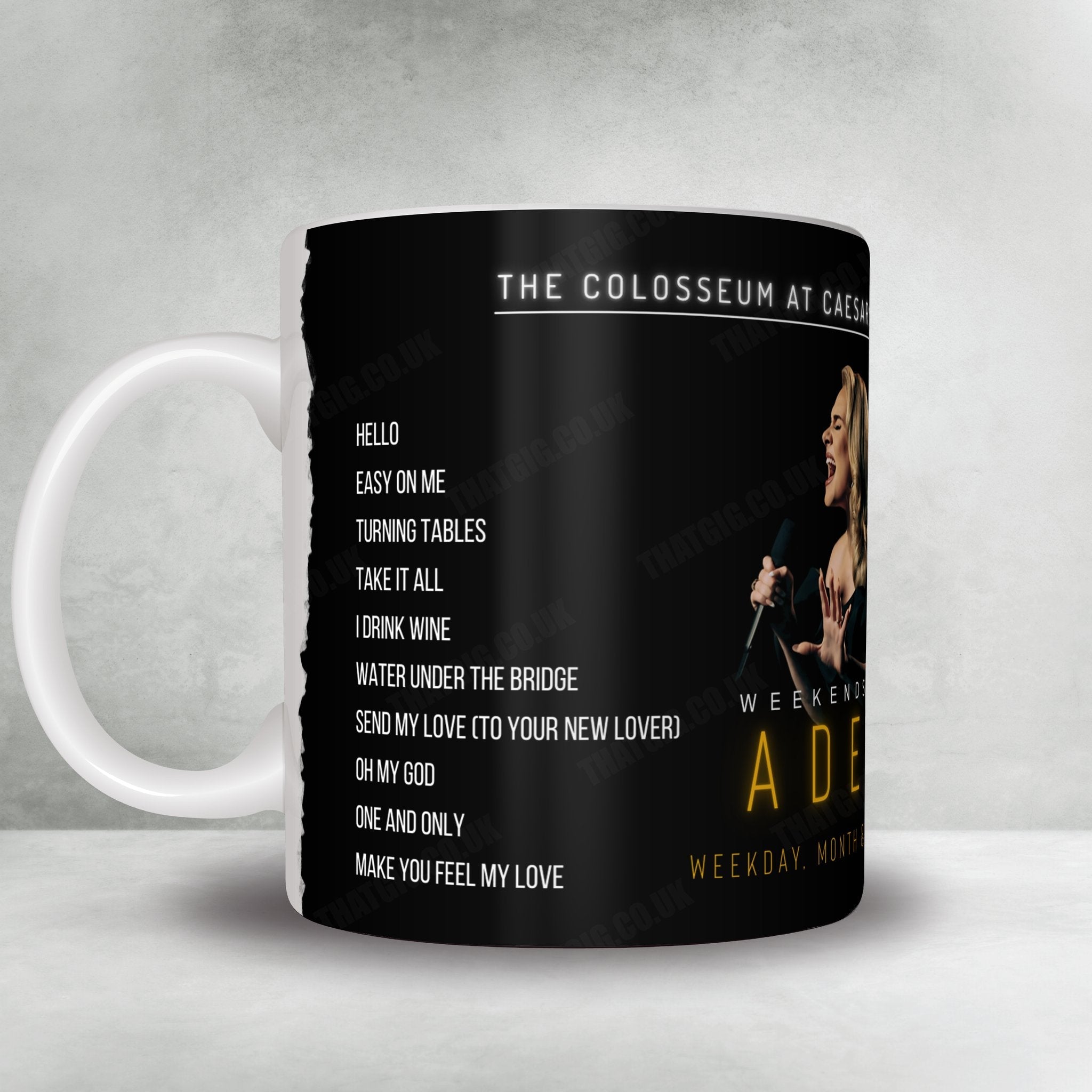 Adele Setlist Poster - The Colosseum at Caesars Palace, Las Vegas - May 18th, 2024