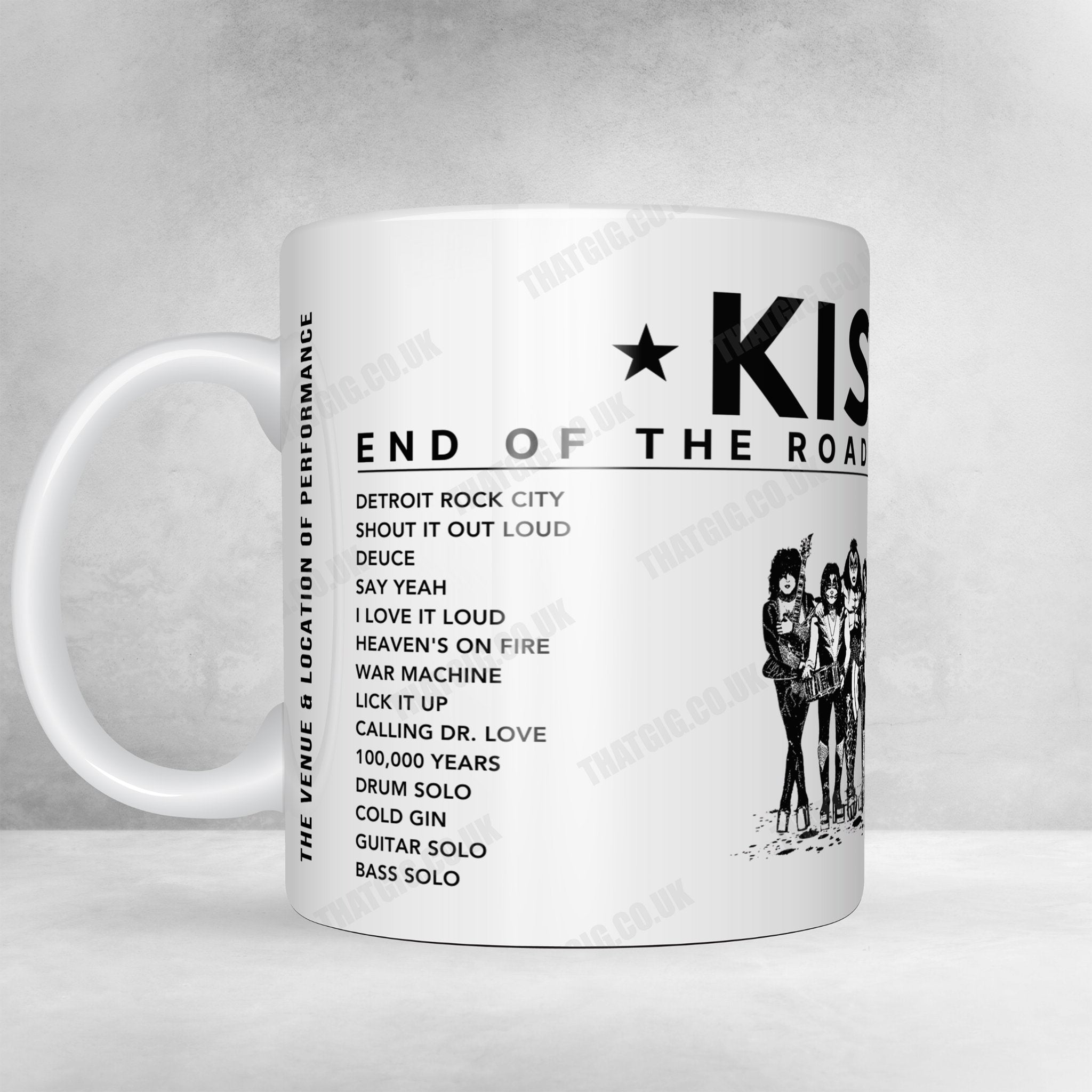 KISS Setlist Poster - Madison Square Garden, New York, USA - December 1st, 2023