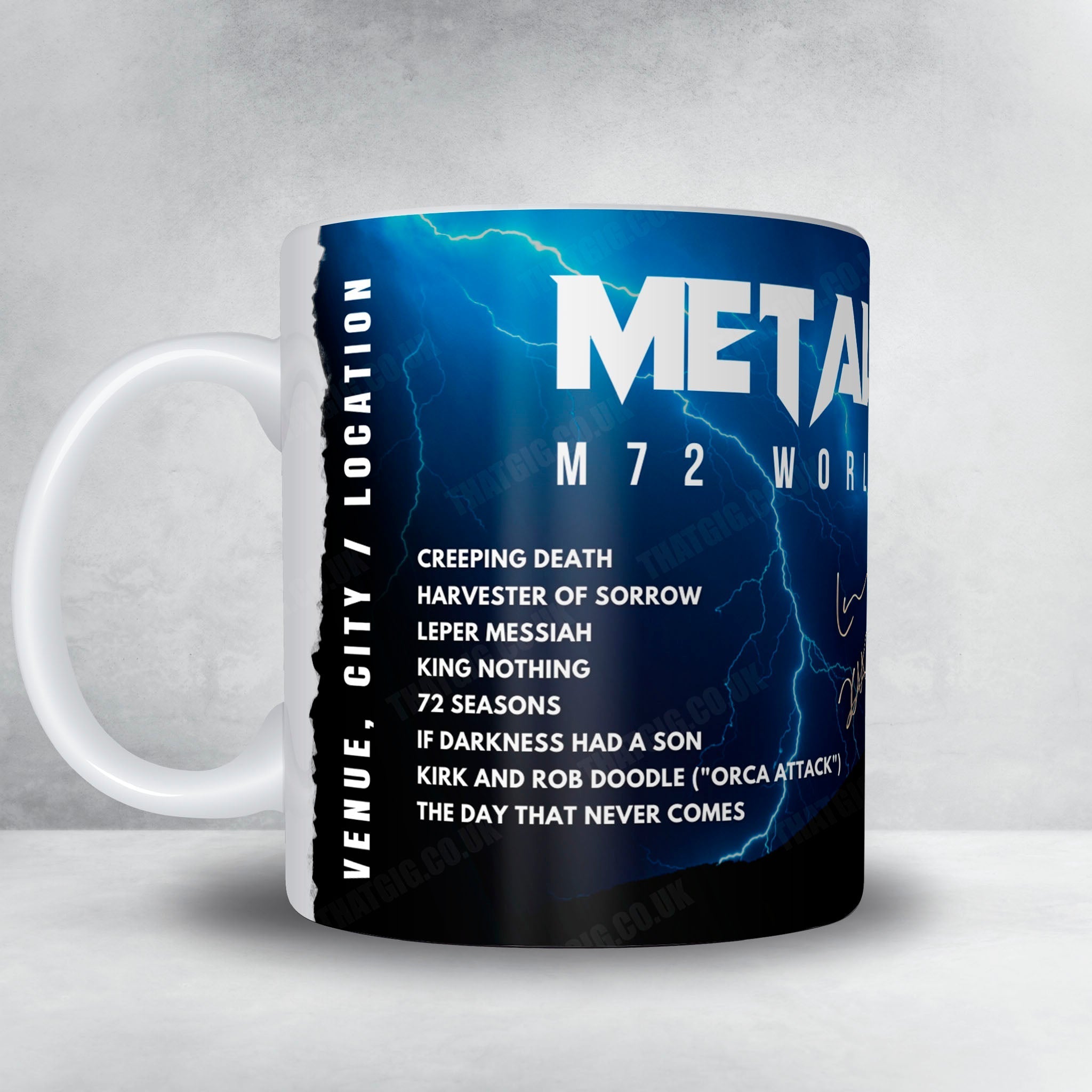 Metallica Setlist Poster - Estadio GNP Seguros, Mexico City - September 27th, 2024