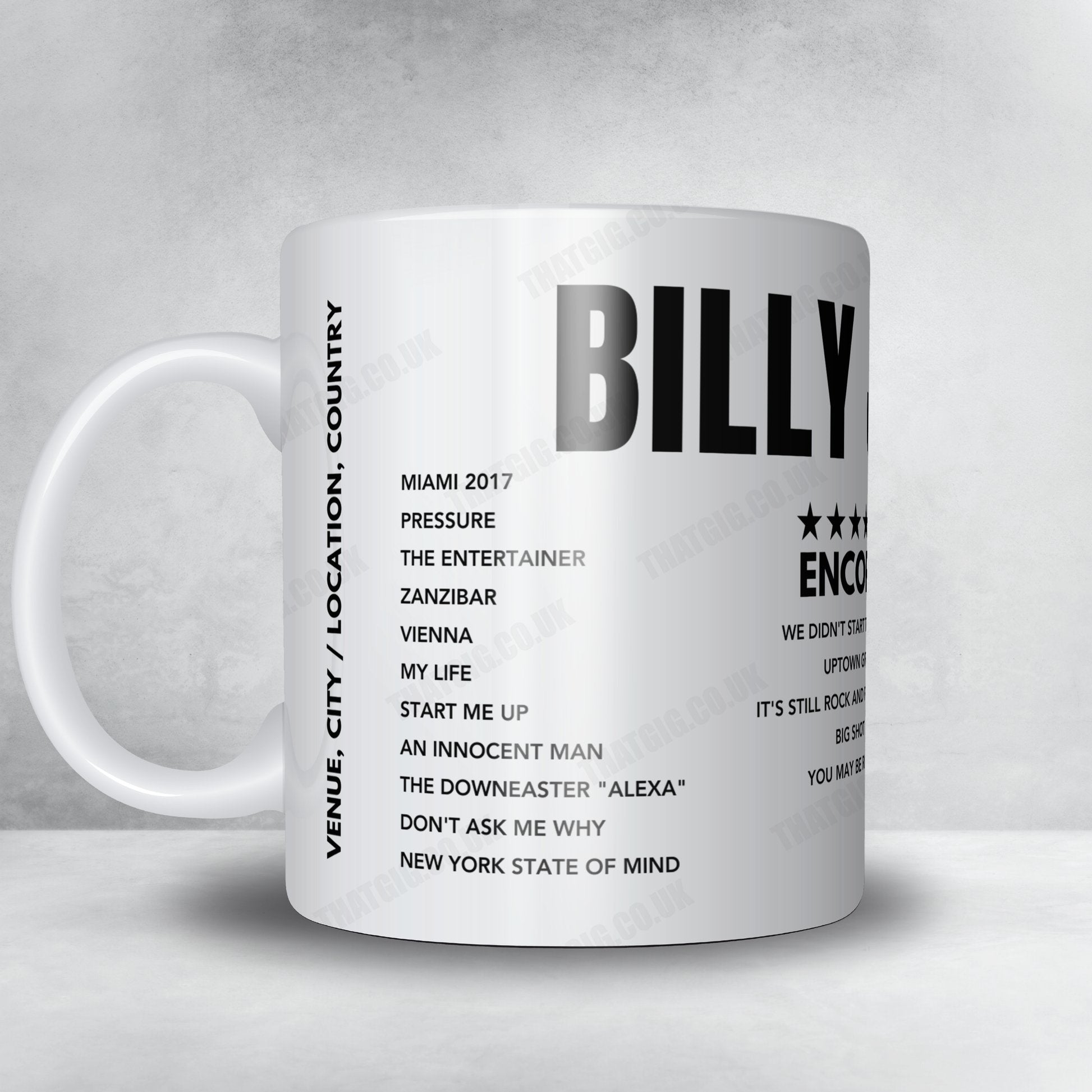Billy Joel Setlist Poster - Madison Square Garden - January 11th, 2024