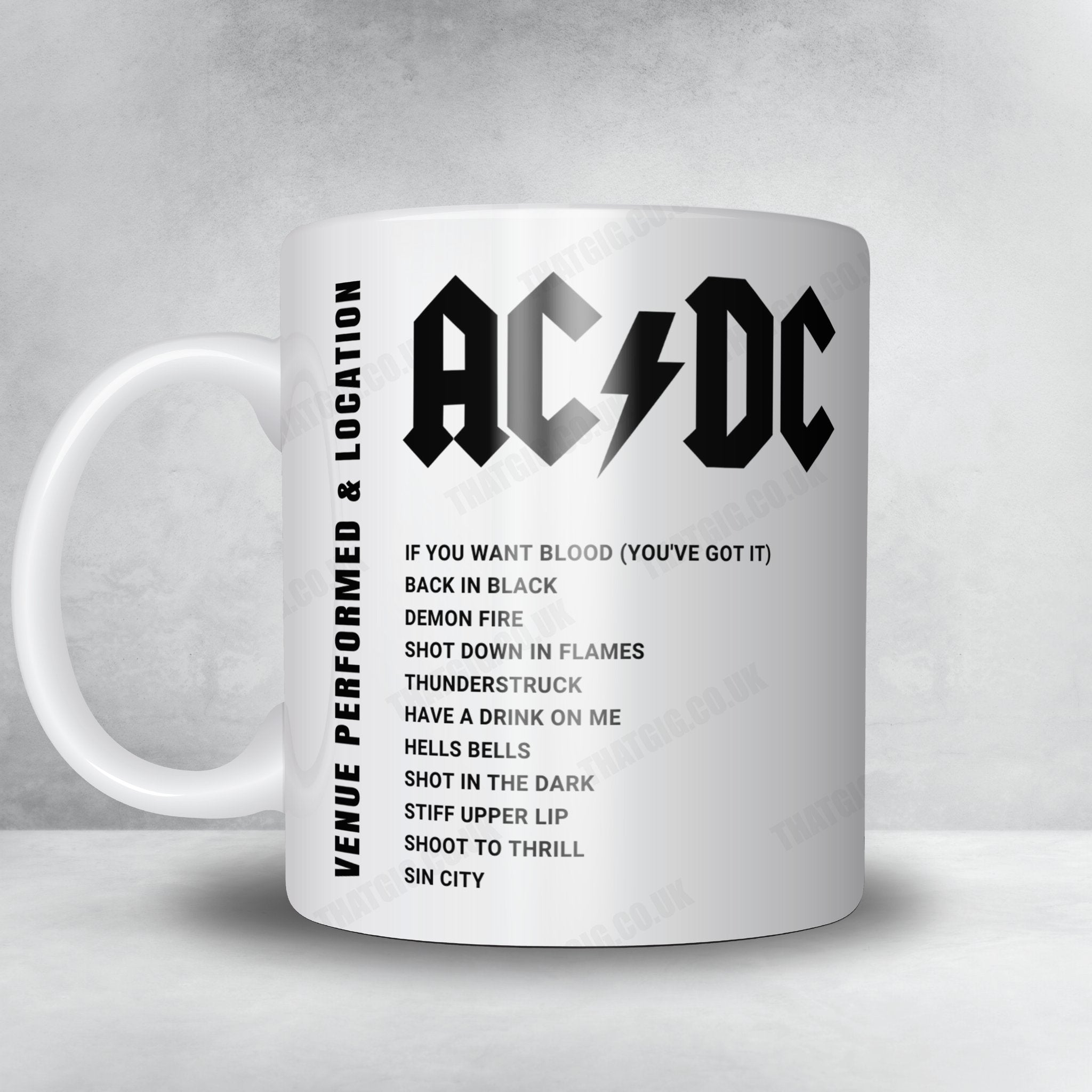 AC/DC Setlist Mug - Messegelände, Hanover - August 4th, 2024