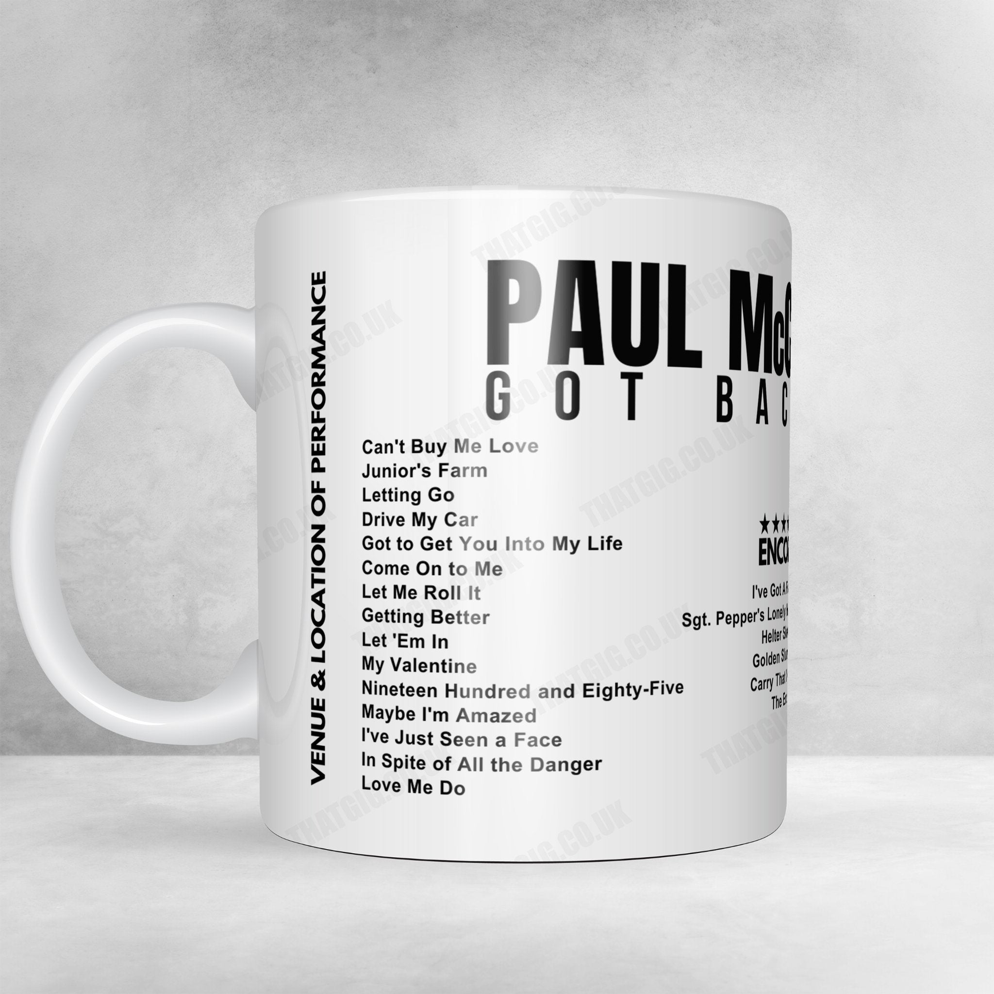 Paul McCartney Setlist Poster - The O2 Arena, London, England - December 19th, 2024