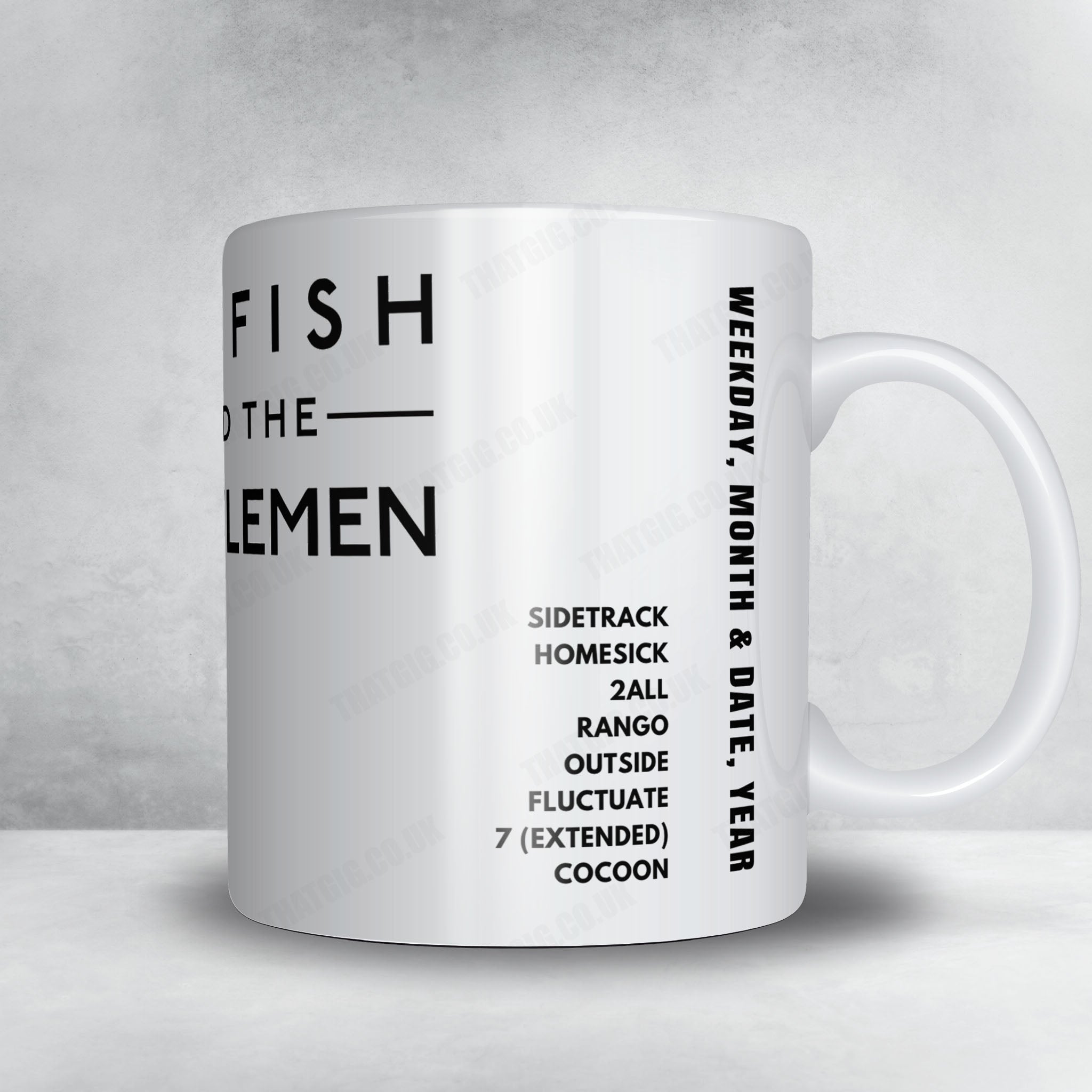 Catfish and the Bottlemen Setlist Mug - Bramham Park, Bramham - August 23rd, 2024
