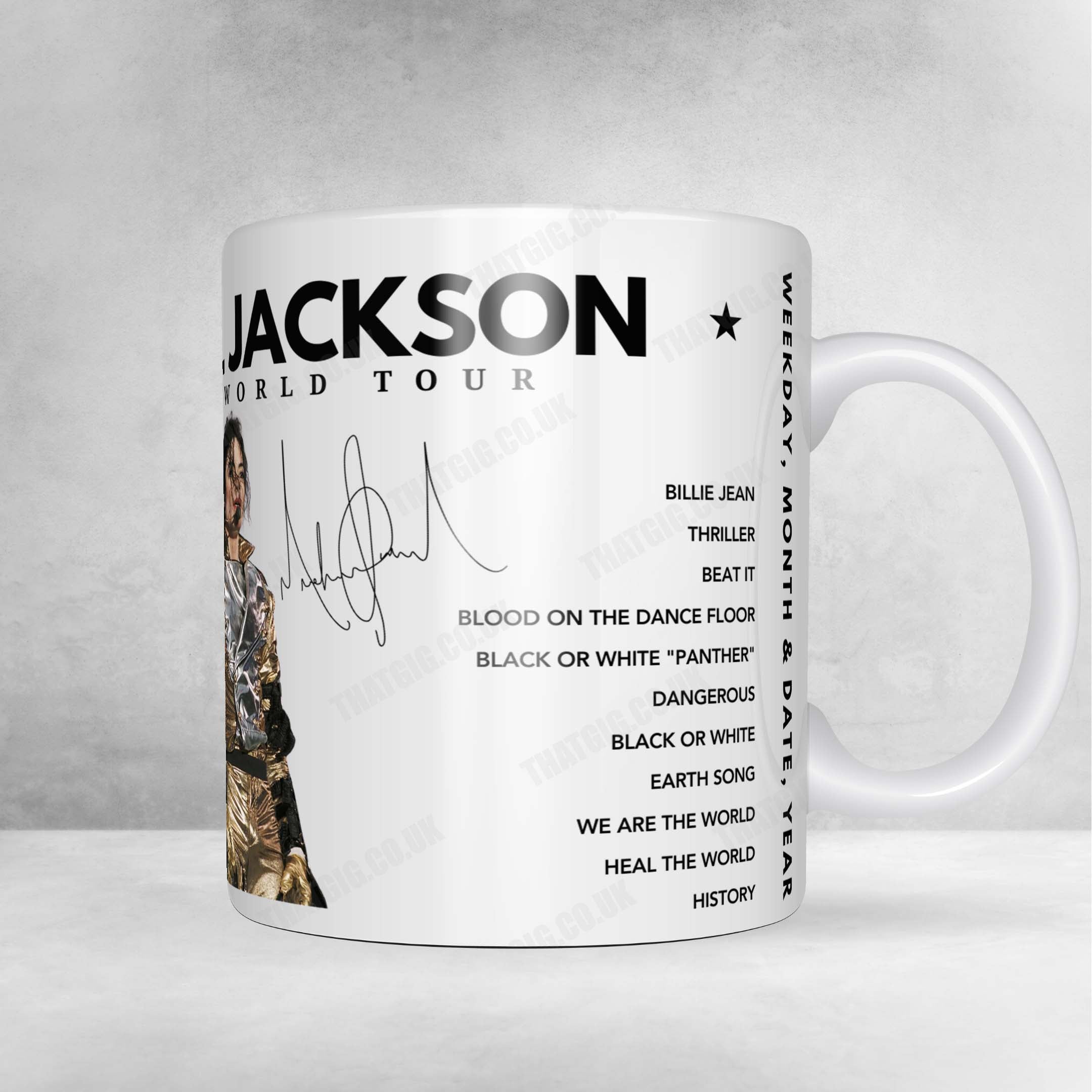 Michael Jackson Setlist Poster - Adelaide Oval, Adelaide, Australia - November 26th, 1996