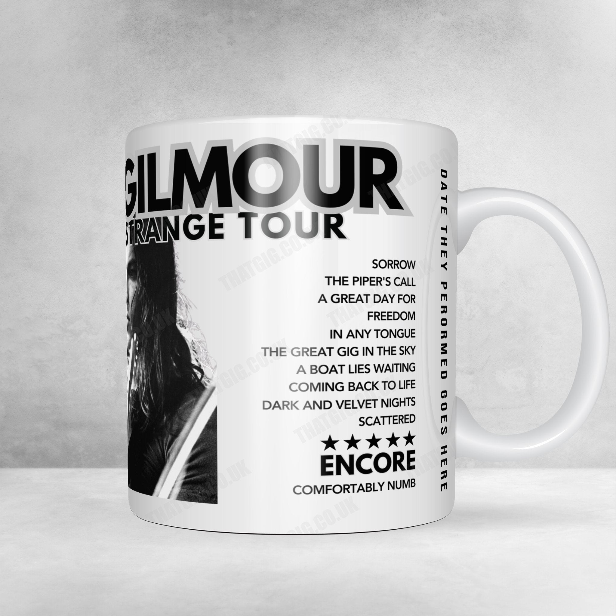 David Gilmour Setlist Poster - Royal Albert Hall, London - October 9th, 2024