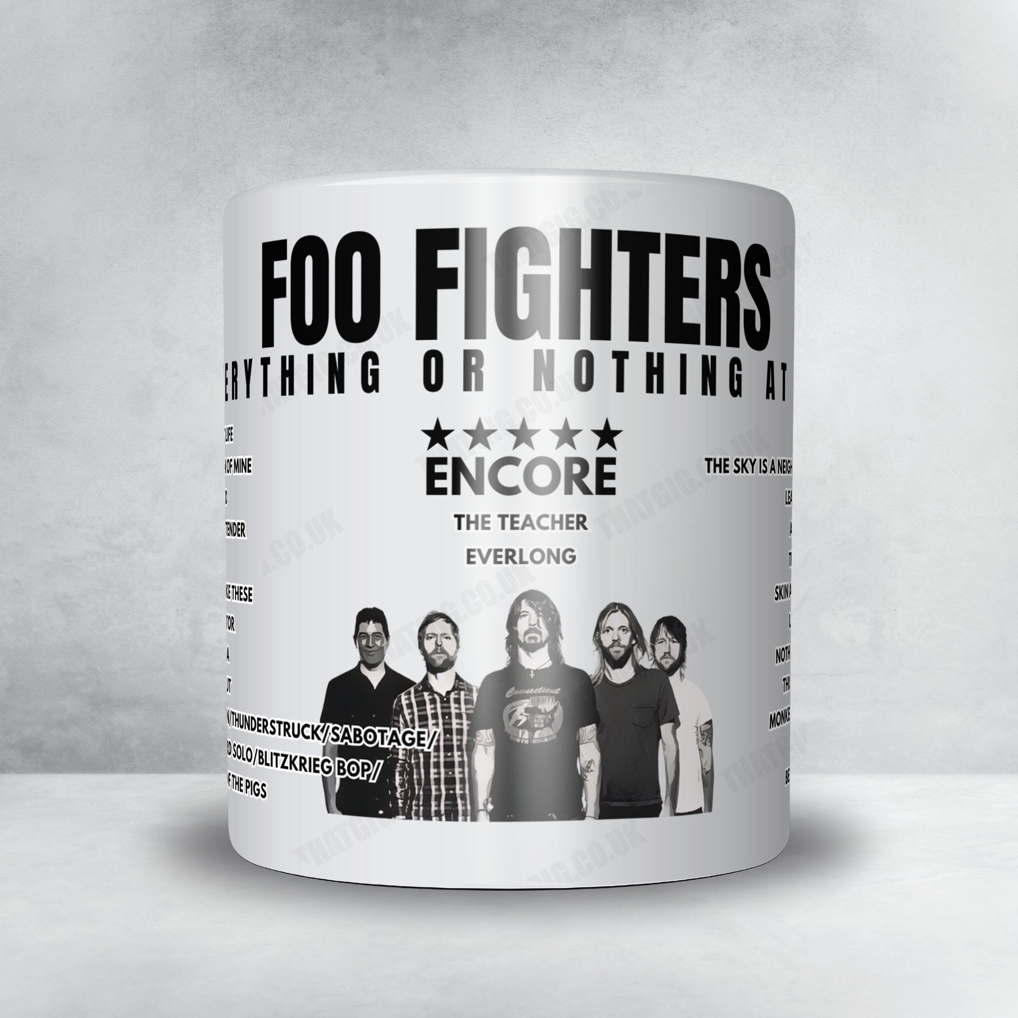 Foo Fighters Setlist Mug - Hersheypark Stadium, Hershey - July 23rd, 2024