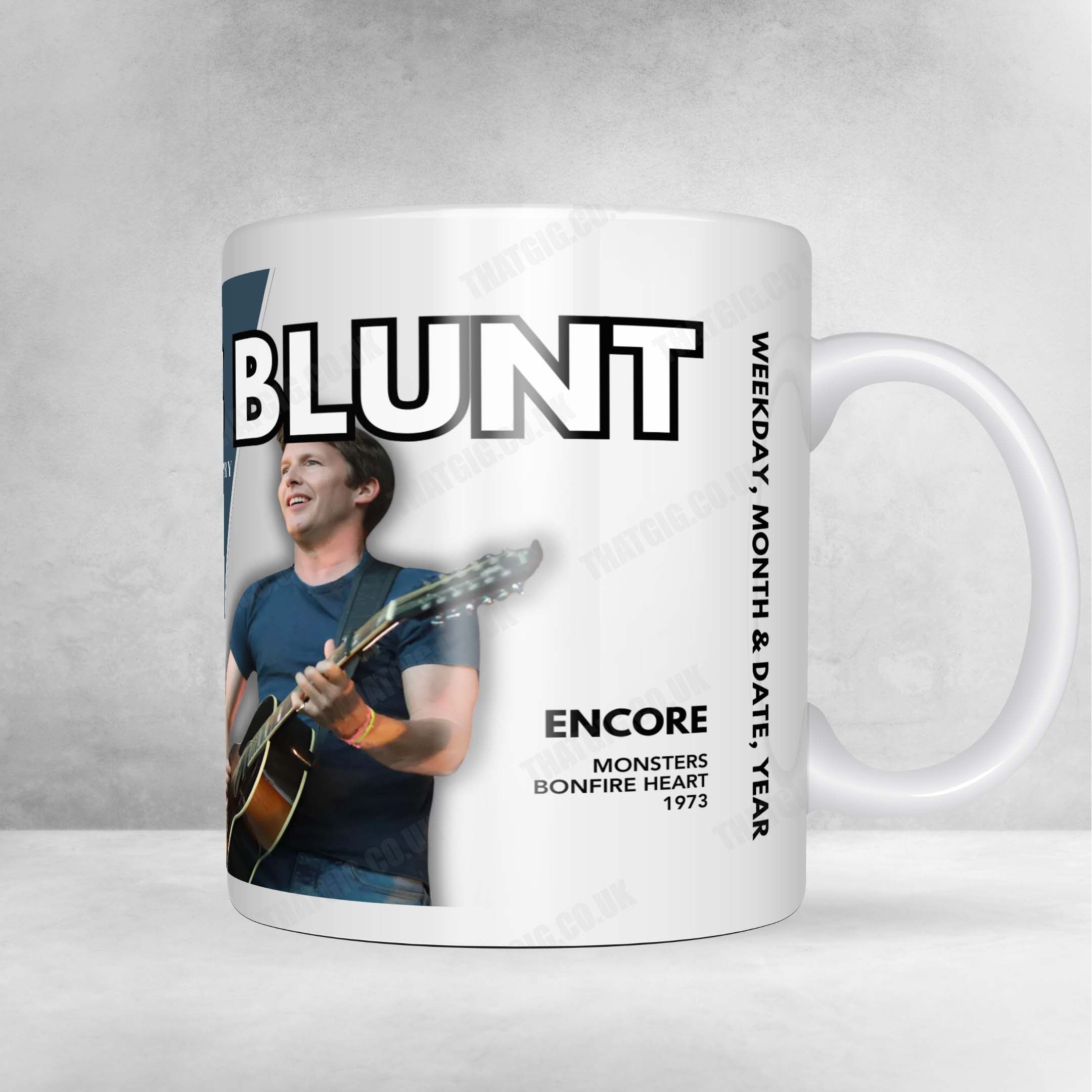 James Blunt Setlist Mug - Vorst Nationaal / Forest National, Vorst / Forest - February 18th, 2025