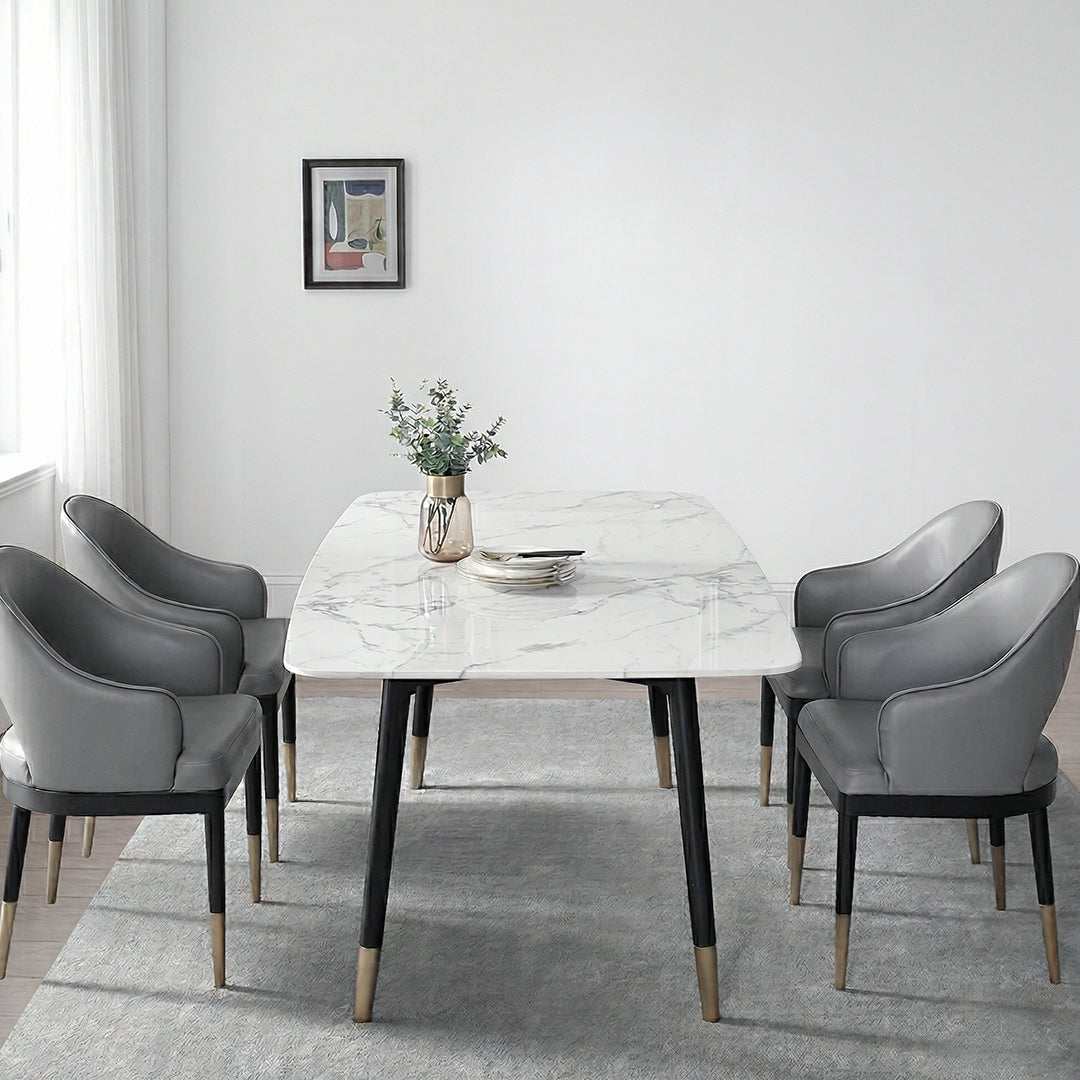 Malvern Dining Table, White