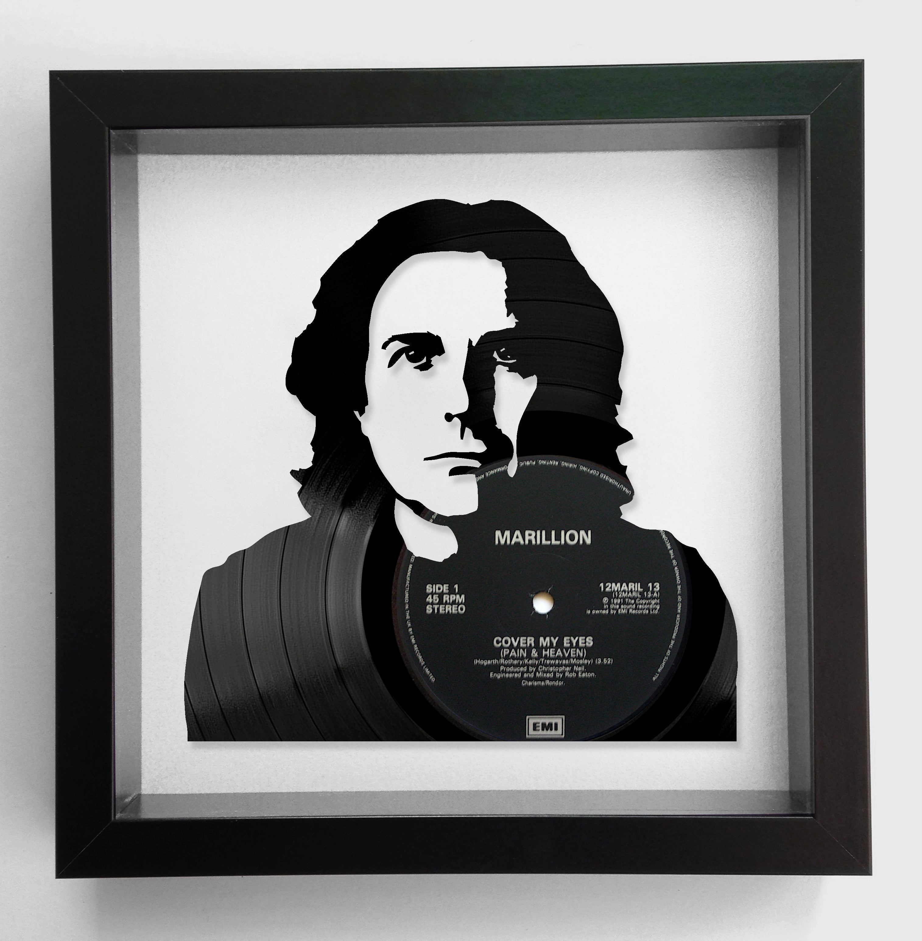 Steve Hogarth from Marillion - Hooks in You - Original Vinyl Record Art 1989