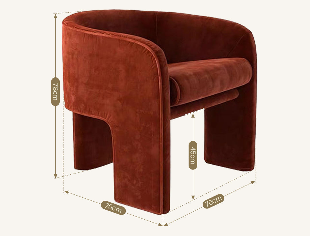 Milo Baughman Armchair, Velvet