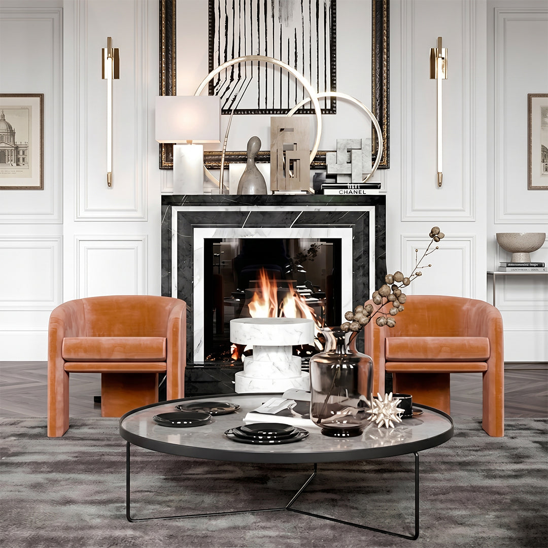 Milo Baughman Armchair, Velvet