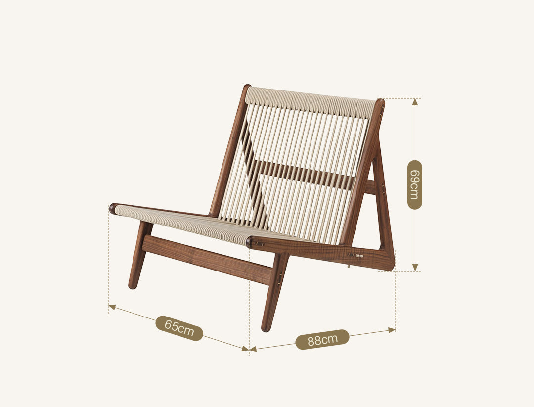 Navarro Outdoor Accent Chair, Lounge Chair, Rattan