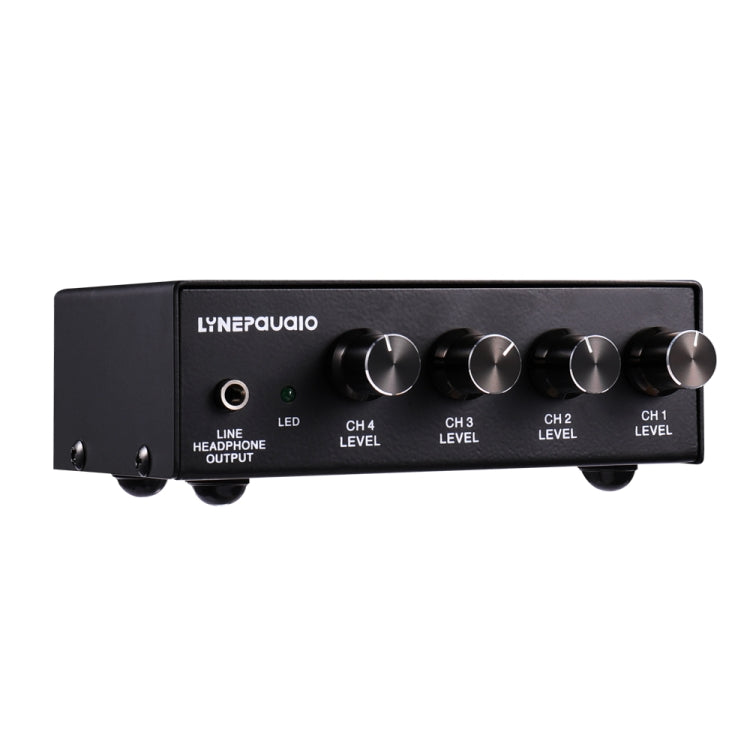 LINEPAUDIO B895 Five-channel Stereo Microphone Mixer with Earphone Monitoring