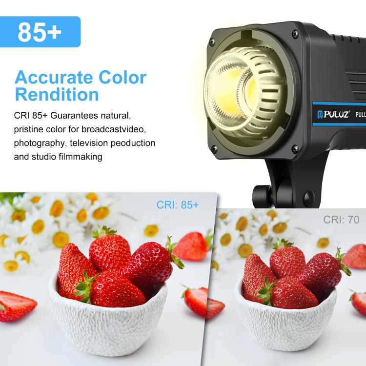 PULUZ 120W Photo Studio Strobe Flash Light Kit with Softbox Reflector & Tripod, Rectangle 120W 2700K-6500K Light Kit UK Plug, Rectangle 120W 2700K-6500K Light Kit US Plug, Rectangle 120W 2700K-6500K Light Kit EU Plug