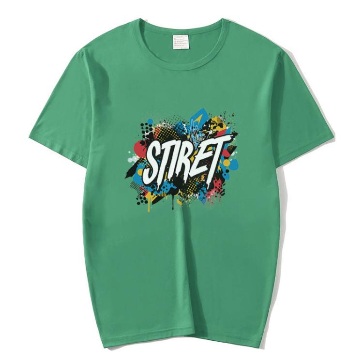 Round Neck Modal Short Sleeve T-shirt Custom Made Print Your Demand, Size: XXXL, XXXL