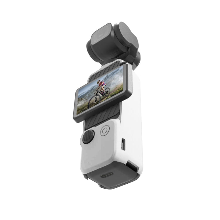 For DJI OSMO Pocket 3 PULUZ 3 in 1 Silicone Cover Case Set (White)