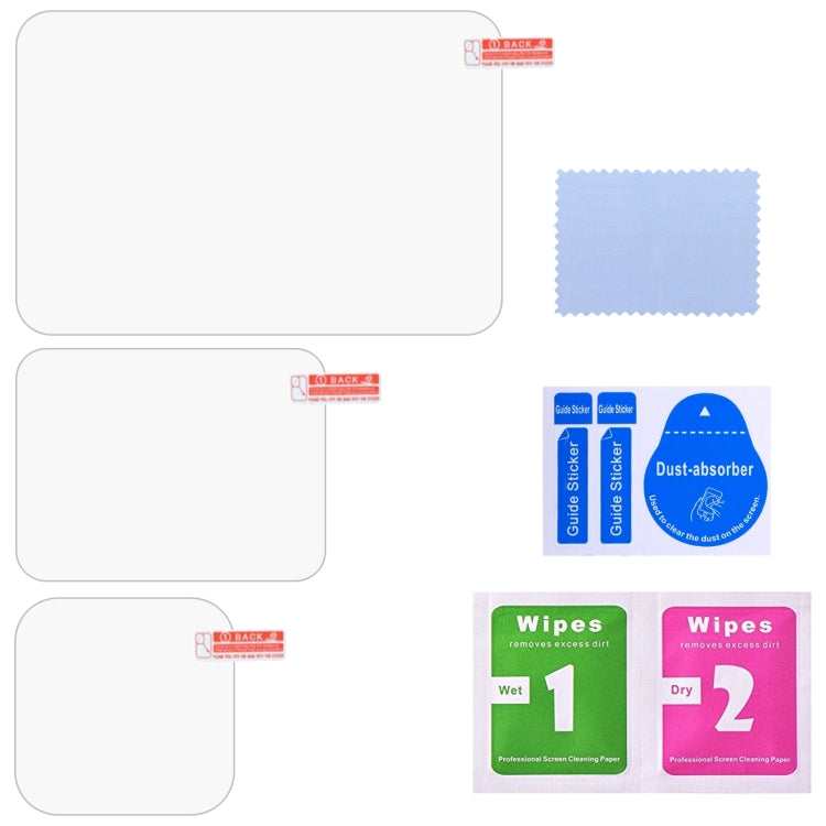 For GoPro HERO13 Black PULUZ 3 in 1 Lens and Front Back Screen 9H 2.5D Tempered Glass Film, For GoPro HERO13 Black