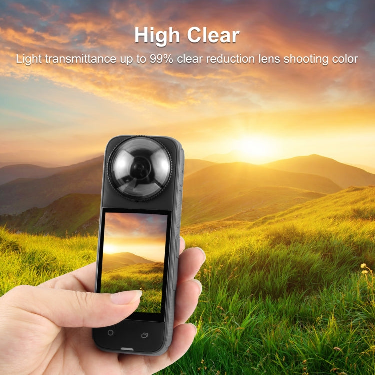 For Insta360 X4 PULUZ Rotation PC Lens Guard Protective Cover, For Insta360 X4 PC Lens Guard