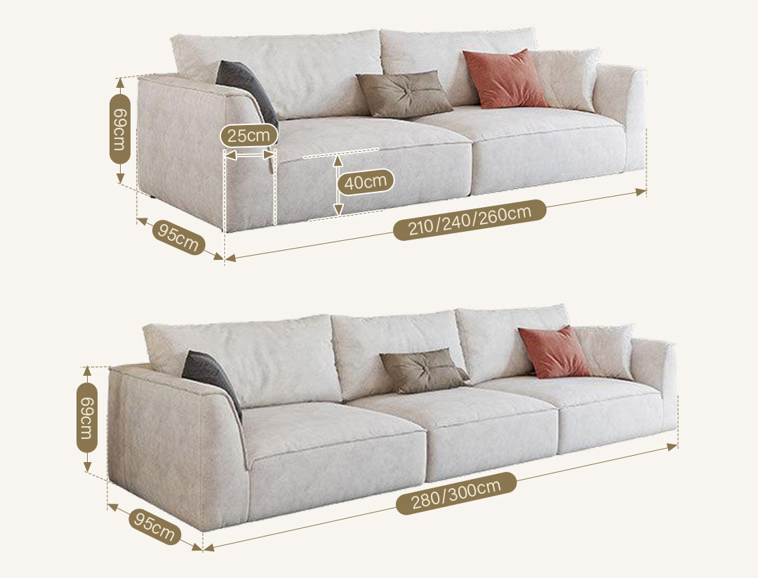 R77 Dexter Three Seater Sofa, Modular Sofa, Leathaire