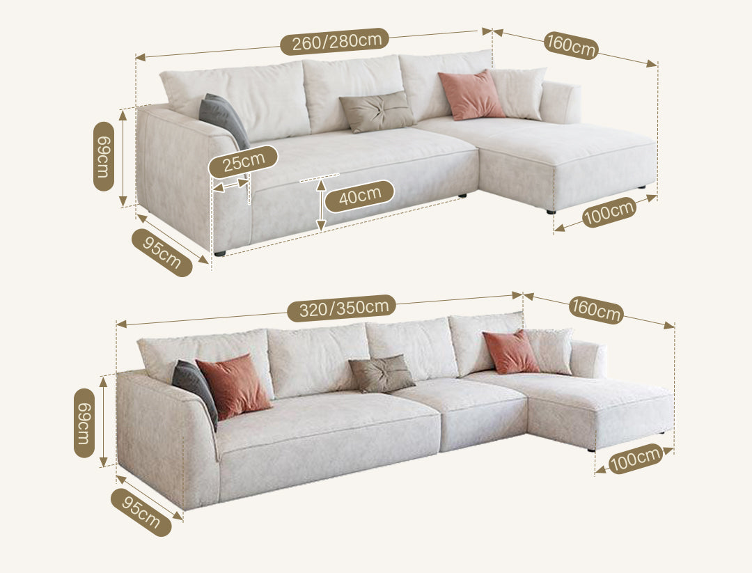 R77 Dexter Three Seater Sofa, Modular Sofa, Leathaire