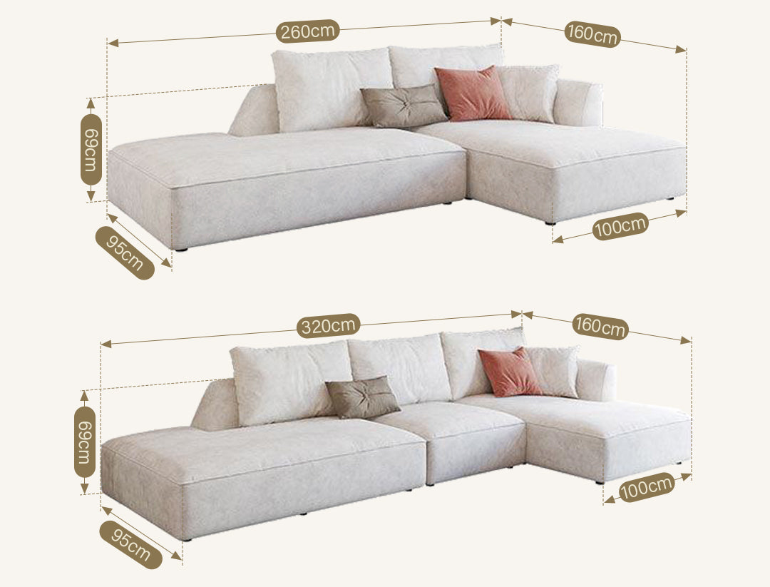 R77 Dexter Three Seater Sofa, Modular Sofa, Leathaire
