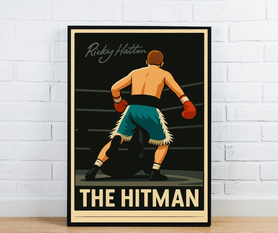 Ricky Hatton Inspired Tribute Poster - The Hitman
