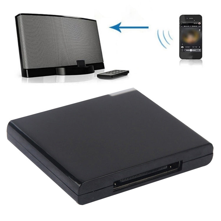 Wireless Bluetooth Music Receiver For iPhone 4 & 4S / (iPad 3) / iPad 2 / iPod / Any Bluetooth Device, Bluetooth V2.1 Black, Bluetooth V2.1 White