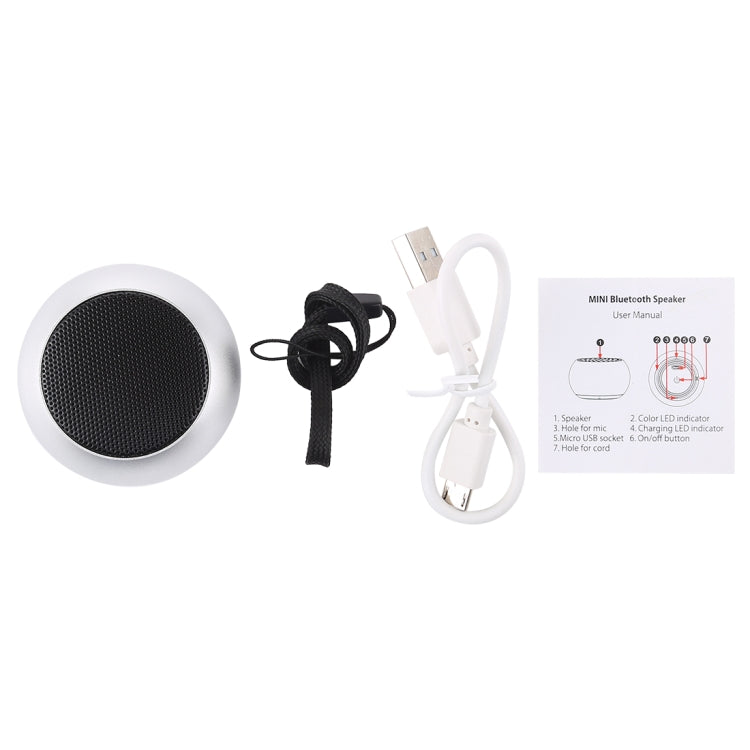 Mini Metal Wireless Bluetooth Speaker, Hands-free, LED Indicator