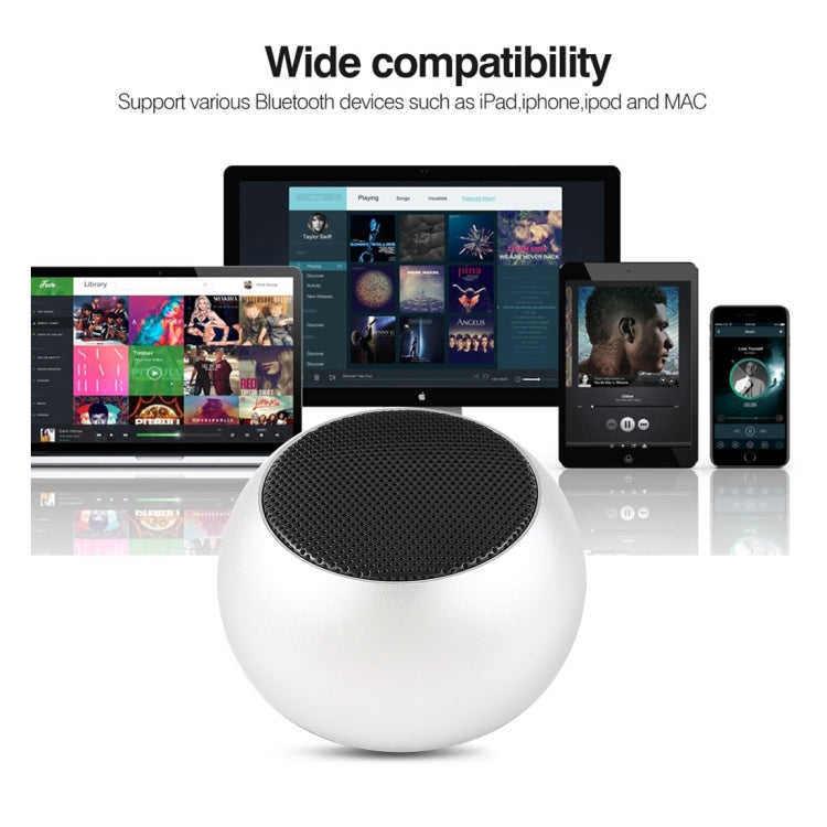 Mini Metal Wireless Bluetooth Speaker, Hands-free, LED Indicator