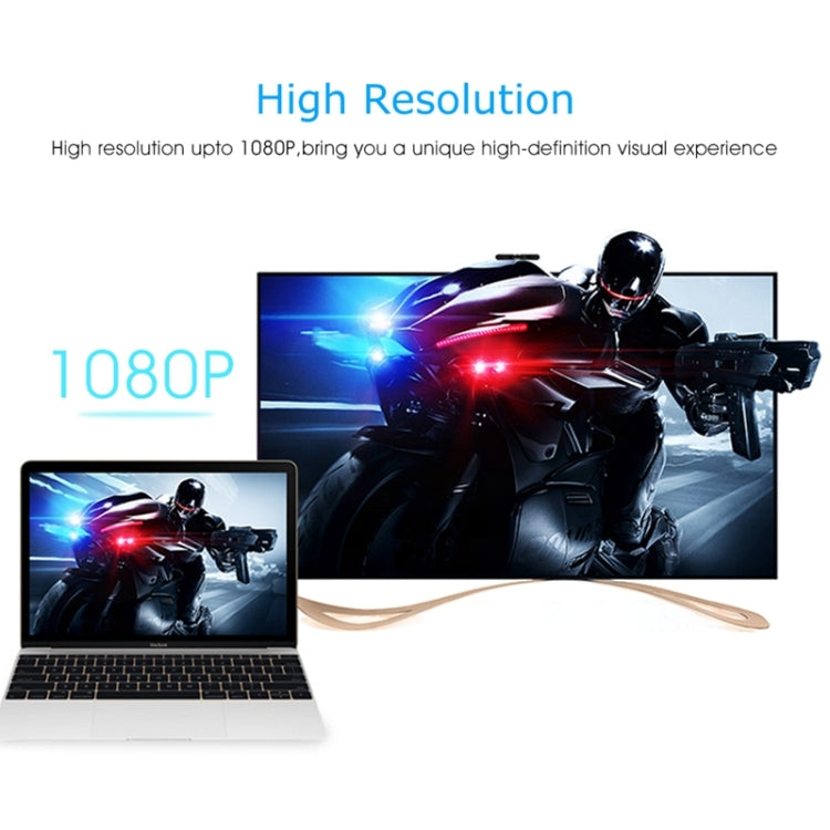 24cm Full HD 1080P HDMI to VGA Audio Output Cable for Computer / DVD / Digital Set-top Box / Laptop / Mobile Phone / Media Player(Black)