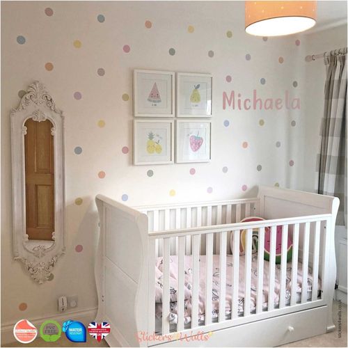 Personalised kids room name fabric wall sticker
