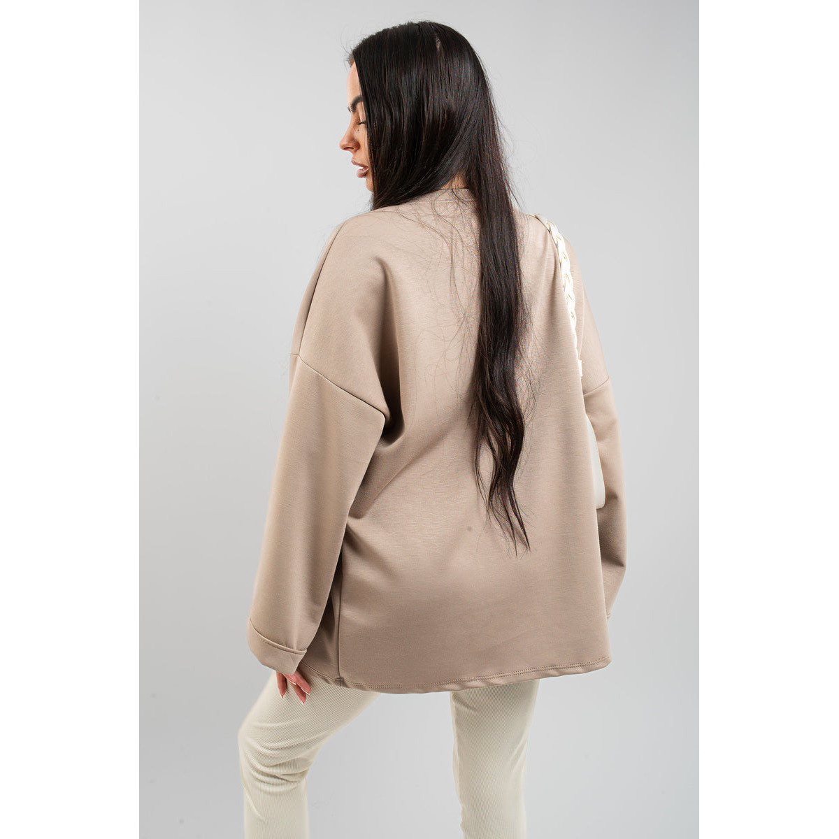 Oversized Long Sleeve Sweatshirt Top