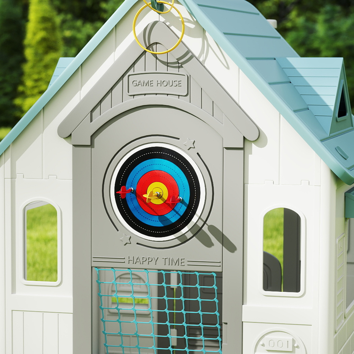 AIYAPLAY Playhouse for Kids Outdoor Indoor, Garden House