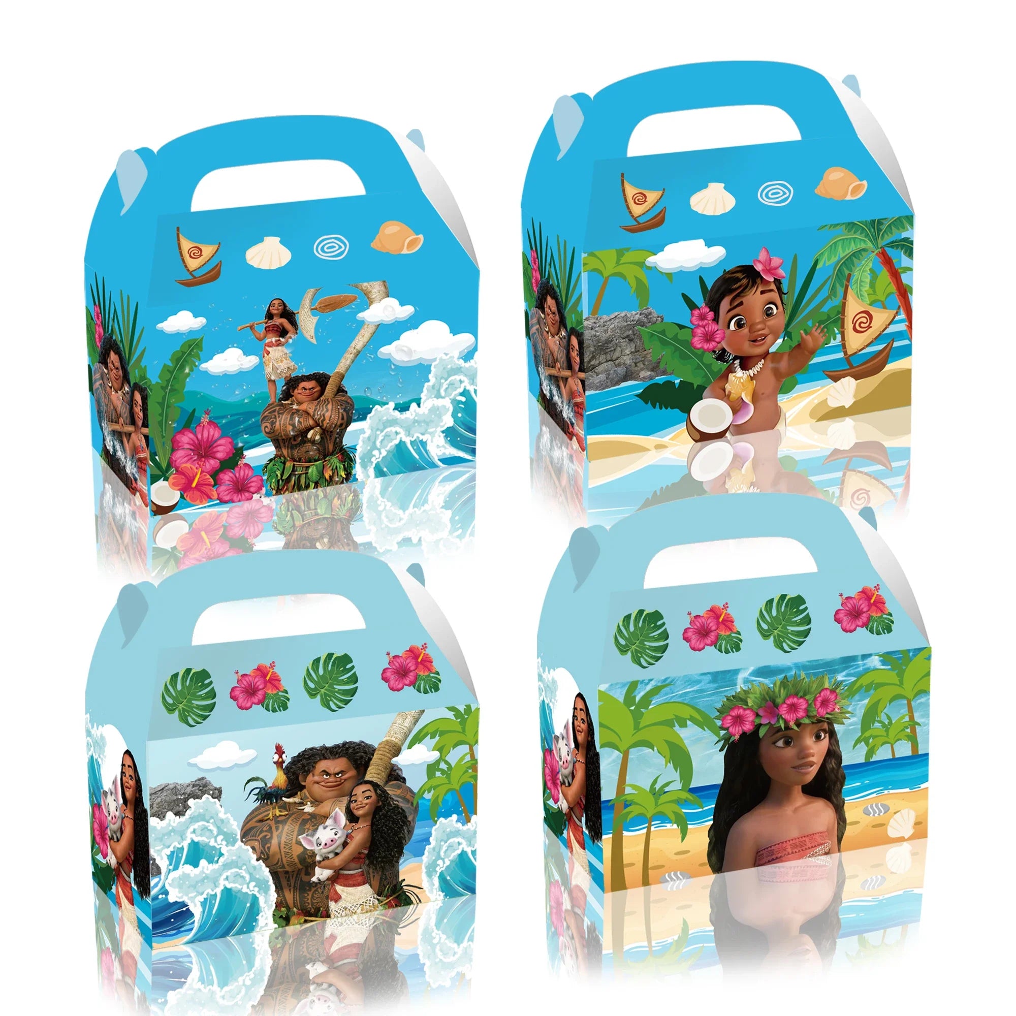 Moana Birthday Party Gift Supplies Party Favor Slap Bracelets Stickers Paper Bags Gifts Bag Goody Bag Pinata Fillers Baby Shower