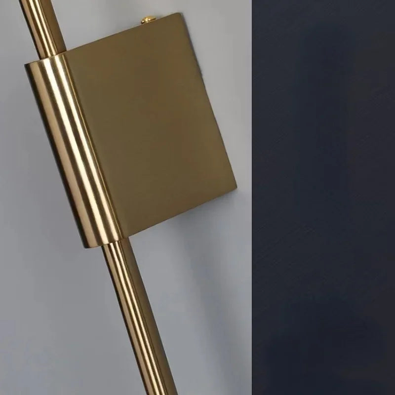 Chiraag Gold Wall Lamp - Warm White LED Light Modern Acrylic Design