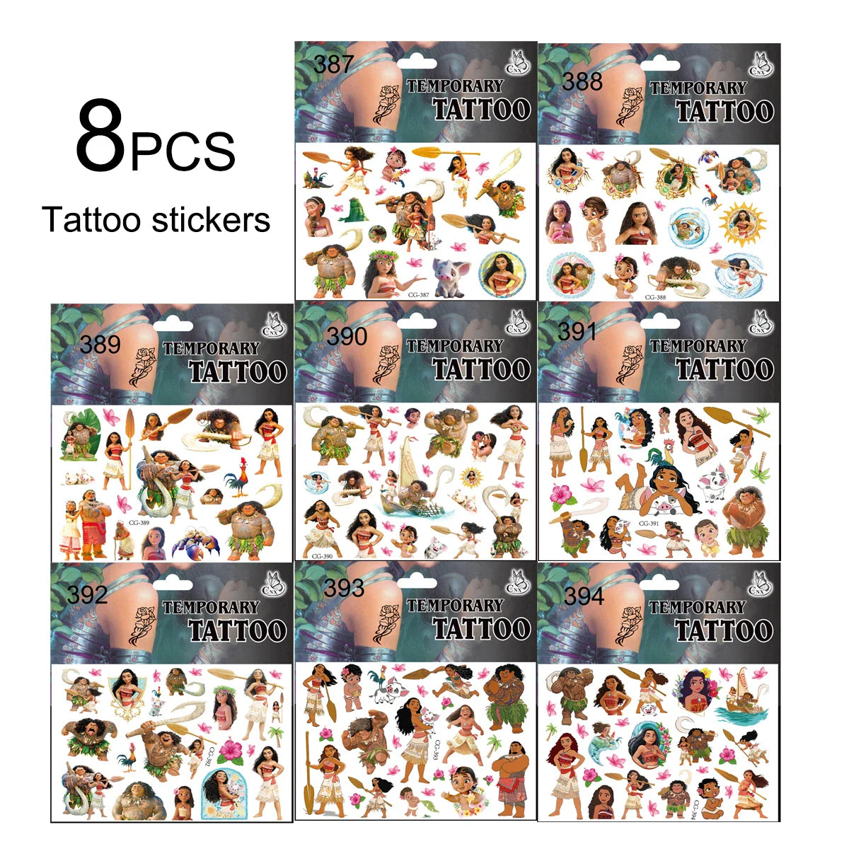 Moana Birthday Party Gift Supplies Party Favor Slap Bracelets Stickers Paper Bags Gifts Bag Goody Bag Pinata Fillers Baby Shower