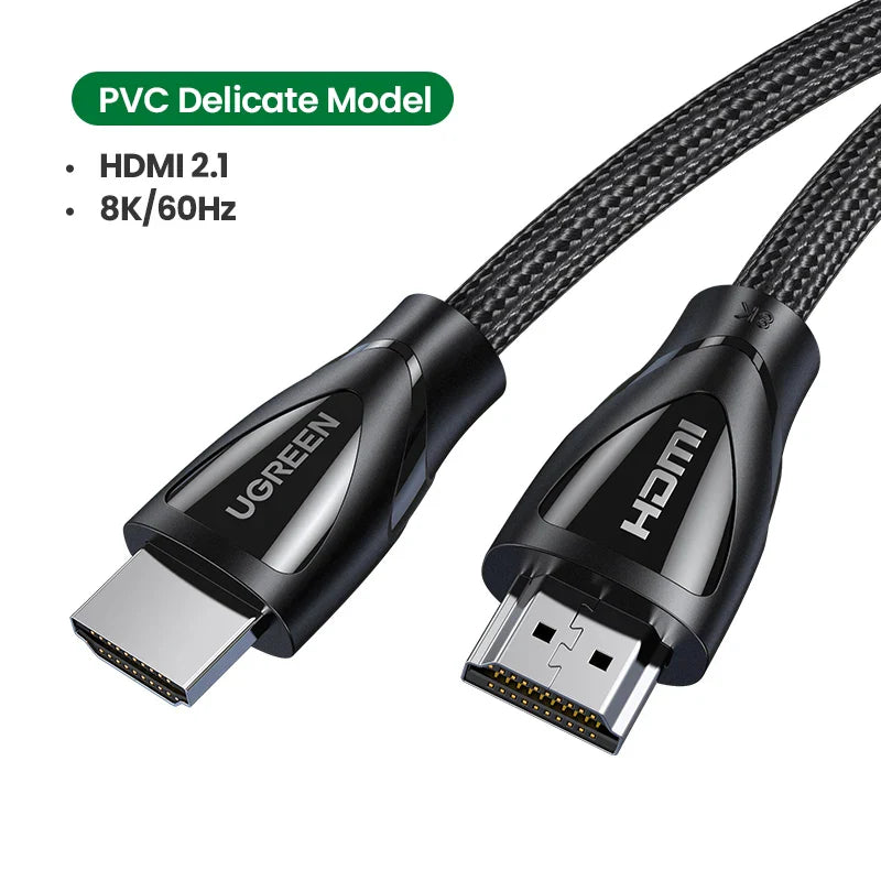 UGREEN 8K HDMI-Compatible Cable for Xiaomi TV Box PS5 USB Ultra High Speed Certified 8K@60Hz Cable 48Gbps eARC Dolby Vision