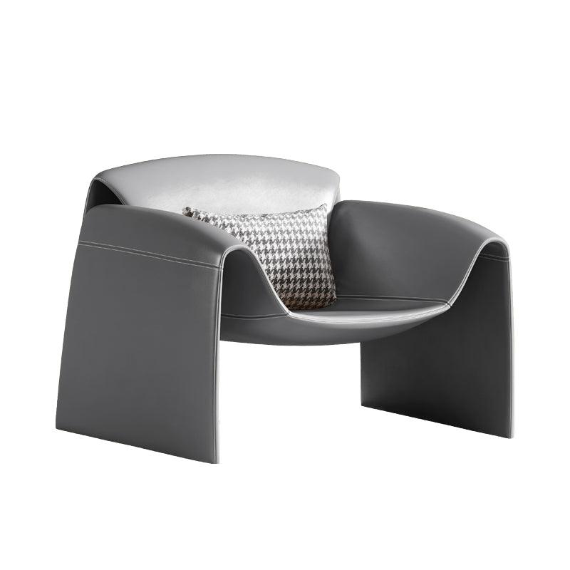 U Shape Armchair, Leather