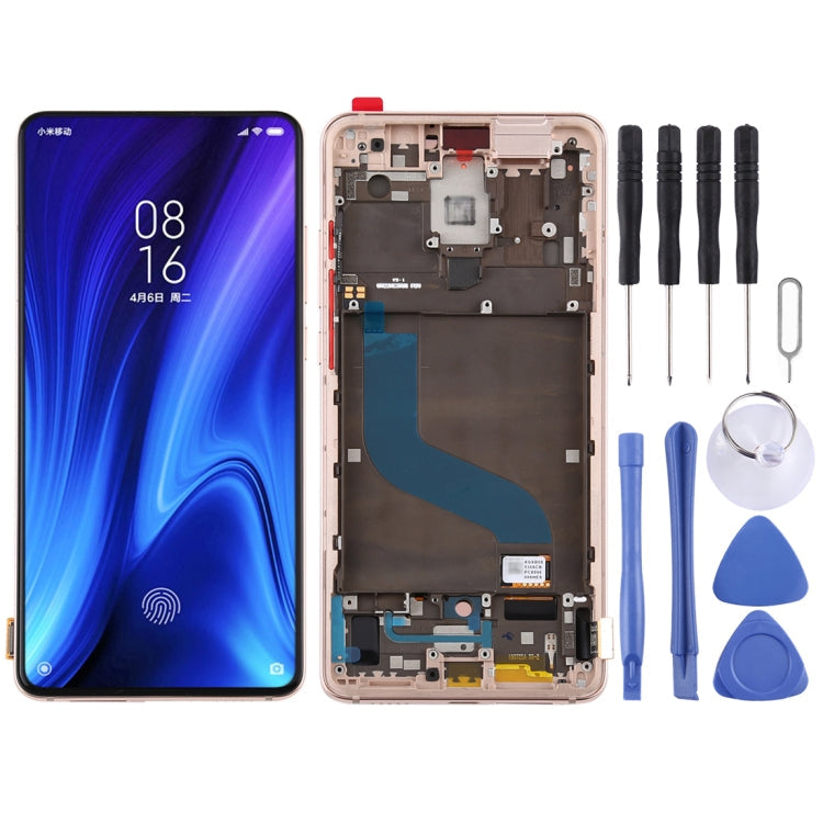 OLED Material LCD Screen and Digitizer Full Assembly with Frame for Xiaomi Redmi K20 / Redmi K20 Pro / 9T Pro, For Xiaomi K20 / K20 Pro, For Mi K20, For Xiaomi Mi K20