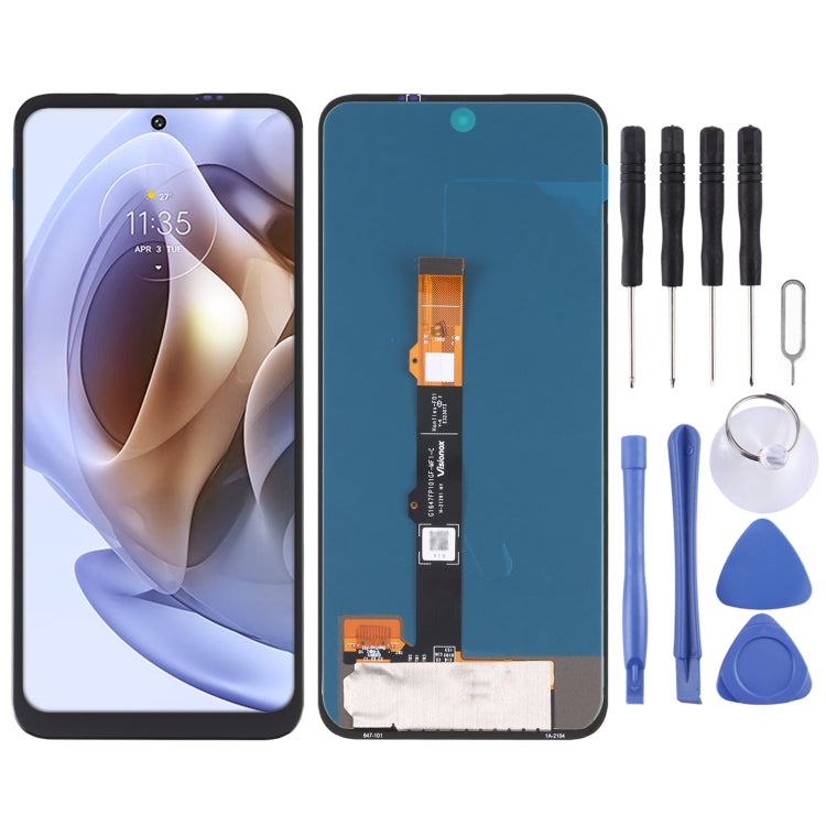 AMOLED Material LCD Screen and Digitizer Full Assembly For Motorola Moto G31 / G41 / G71 5G, For Motorola Moto G31/G41/G71 5G(AMOLED)