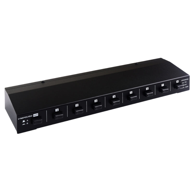 100W 2 In 8 Out Power Amplifier Loudspeaker Box Switcher